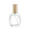 Frasco de Perfume Transparente com Baioneta Fashion Personalizado 30ml Frasco Vazio Sub-frasco de Perfume Frasco Borrifador Cosmético Portátil