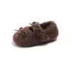 Sapatos Peludos Infantis, Sapatos Grossos de Inverno, Sapatos de Algodão Quentes de Veludo, Roupas de Exterior Infantis, Sapatos Infantis Modernos de Solado Macio