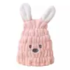 Gorro para Secar el Cabello de Niños, Súper Absorbente y de Secado Rápido, Gorro de Baño Engrosado para Niñas y Niños, Lindo Turbante de Toalla para el Cabello de Bebé