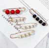 Broche Hebilla Antiexposición Cintura Ceñida Coreana Pin para Mujer Corsage Recto Hebilla para Cárdigan Hebilla de Pin Doble Cabeza Perla Múltiples Estilos