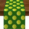 Amazon Transfronterizo Temu Runner de Mesa con Tema de Golf Clubes Verdes Decoración de Mesa de Campo de Golf Fiesta