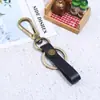 Chaveiro de Couro de Vaca Estilo Retro Bronze Simples Presente Criativo Pequeno Presente Venda por Atacado de Fábrica Disponível