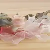 4CM Phnom Penh Gasa Cola de Pescado Material de Embalaje de Flores Regalo Floral Embalaje para Hornear Pasteles Cinta Cola de Pescado Tamaño 10