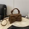 Bolsa de Mão Transversal de Ombro Único Moda Versátil Simples Casual Laço Estilo Coreano Outono 2026 Novo Estilo de Alta Qualidade