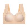 Sujetador fino de verano de seda de hielo sin costuras, ropa interior femenina, sujetador sexy con fruncido antiflacidez para la parte superior del pecho