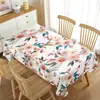 Transfronteiriça Nova Toalha de Mesa Toalha de Mesa Impermeável Flor Pequena Fresca Retangular de Alta Qualidade Decorativa Toalha de Mesa Festa