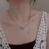 Collar Vintage de Segunda Mano 2025 Modelo Nuevo Cadena para Clavícula Doble Capa con Perlas de Gama Alta Cadena para el Cuello de Lujo Ligero de Verano