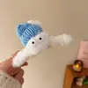 Pinza de Garra de Peluche para Mujer, Pinza Grande para el Cabello de Otoño e Invierno con un Toque de Lujo, Pinza de Tiburón Ins para Cabello Grueso, Pasador para Moño, Accesorio para el Cabello