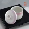 Caneca Aquecedora de Mãos Gradiente Transfronteiriça Yuerui com Tampa, Copo para Beber, Copo Mestre, Copo para Meditação com Tampa, Caneca para Cozido Ninho de Pássaro, Caneca para Sopa Venda por Atacado