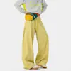 Calça Cargo Casual para Homem, Estilo Americano Color-Blocking, Linha Hasselblad para Caminhada, Tendência de Verão, Versátil, High-Street, Esportes ao Ar Livre, Modelagem Solta