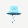 Hyun-a Hyun-a JACQUEMUS Água de Lavagem de Verão Chapéu de Pescador de Aba Larga Chapéu de Sol de Férias com Corda Protetor Solar para Mulheres
