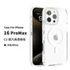 Adecuado para Funda de Teléfono Magnética Transparente Iphone17E, Funda Apple 16Pro Max, Funda de Teléfono de TPU de Cerveza, Anticaídas