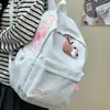 Mochila escolar estilo ins japonés para estudiantes de secundaria y preparatoria, mochila estudiantil simple bordada de alta apariencia