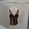 2026 Nueva Camisola de Encaje Patchwork de Moda Transfronteriza para Mujer, Top Texturizado Versátil, Disponible en Múltiples Colores