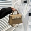 Bolso Francés 2025 Nuevo Bolso para Mujer Moderno Simple Bolso Cruzado Moderno Simple Bolso Tipo Kelly Bolso para Mujer
