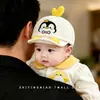 Gorra de Béisbol para Bebé con Pingüino Bordado para Niños y Niñas, Gorra con Visera Protectora del Sol, Gorro Estilo Dibujo Animado