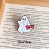 Broche de Fantasma de Calabaza Fiesta de Halloween Ramillete Pin para Ropa Insignia Personalizada de Cara de Fantasma Insignia Pequeña de Fantasma Venta al por Mayor