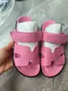 26 Nuevas Sandalias de Suela Gruesa de Verano para Mujer, Transfronterizas, Talla Grande, de Una Tira con Velcro, Bloques de Color, Calzado Casual para Exteriores, Versátil