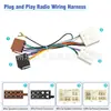 Adequado para Old Mazda Prima Freema Fêmea para Iso Cabo de Alimentação de Navegação de Áudio Modificação para Iso