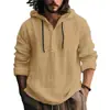Sudadera con capucha Wish de algodón y lino, manga larga, casual, color liso, moderna, sudadera transfronteriza, estilo casual ligeramente maduro, casual simple
