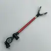 Suporte para Vara de Pesca Montado na Traseira Telescópico de 3 Seções Torreta Montada na Traseira Suporte Antena com Cobertura Luminosa Acessórios para Equipamento de Pesca Montados na Traseira