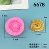 Molde de Silicona de Grado Alimenticio Diy Horneado Pastel Traje Chocolate Molde Flip Yeso Goma Goteo Herramienta de Pulido Manual