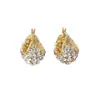Pendientes de Moda Exquisitos Estilo Francés Diseño de Nicho Versátiles Pendientes de Cesta Accesorios para Orejas Elegantes de Gama Alta