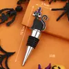 Rolha de Vinho de Halloween Criativa Formato Fantasma Aranha Gato Rolha para Garrafa de Vinho Conservação de Vinho Rolha de Vedação Pequeno Presente