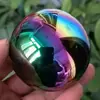 Adornos de Bola de Cristal de Obsidiana Natural Piedra Cruda Obsidiana Pulida Arreglo de Siete Estrellas Piedra Energética Bola Feng Shui Regalo de Apertura