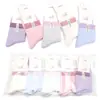 Calcetines de Algodón Delgado para Niños Ratón de Seis Dedos Primavera y Otoño Algodón Puro de Caña Media Color Sólido de Caña Media Desodorantes y Absorbentes de Sudor Estilo Coreano Algodón Calcetines para Niñas