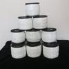 Corda de aço revestida de plástico branco de aço inoxidável, direto da fábrica, 0,9 mm, corda tipo cadarço revestida de plástico, corda para roupas, corda para treliça de uvas