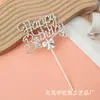 Feliz Cumpleaños Inglés Lazo Punto Diamante Tarjeta Accesorios de Decoración Personalizada Única Pastel DIY Accesorios de Diseño