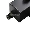 Modificação de carro 1L pote quadrado respirável de óleo com cabeça de cogumelo modificação de carro tanque de combustível auxiliar pote de óleo de gás de escape 1L