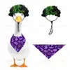 Peruca Afro Divertida Bicolor para Pets Peruca Cacheada de Palhaço Universal para Gatos, Cachorros e Patos para Festas de Feriado e Sessões de Fotos