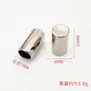 Hebilla de cuerda de campana de aleación de zinc de alta gama, clip de metal, tope de cuerda de campana, hebilla de tubo recto para colgar, hebilla de cuerda para capucha de sudadera, hebilla de ropa