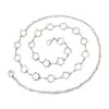 Cadena de Cintura Pequeña Floral Cinturón Versátil para Mujer, Cinturón Decorativo para Cintura de Vestido, Adecuado para Falda Plaid JK, Cinturón, Falda, Cadena para Pantalones, Verano