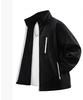 Comercio Exterior Transfronterizo Ocio al Aire Libre Deportes Sudadera Cardigan de Cuello Alto 2025 Hombres Otoño e Invierno Forro Polar con Cremallera Chaqueta
