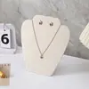 Suporte de exibição de colar modelo retrato suporte de joias molde de pescoço adereços de balcão suporte de colar display de joias pescoço