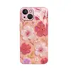 Popular Estuche Rosa Floral Japonés y Coreano para Teléfono 13 iPhone 18 Pro Max Estuche de Cristal Apple 17 Estuche para Teléfono de Cobertura Total
