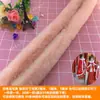 Tiras de Piel Sintética de Conejo y Piel Sintética de Visón para Accesorios de Cheongsam de Otoño e Invierno, Puños Decorativos, Flecos de Chal y Piel Sintética de Conejo Rex