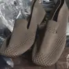 Comércio Exterior tamanho plus size 2024 Novo Sapato Casual Tecido Voador Quadrado de Bico Plano Sapatos Transfronteiriços Femininos