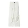 Overoles Negros de Estilo Americano para Hombre Primavera y Otoño Pantalones Rectos Holgados de Pierna Ancha Marca de Moda Plutton Guapo Funcional Pantalones Paracaidistas para Niños