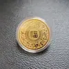 2025 Zodiaco Serpiente Medalla de Bendición Serpiente Dorada Medalla Colorida del Año de la Serpiente Manualidades Pequeños Regalos para Actividades