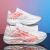 Zapatillas de Correr Heartbeat Sexta Generación para Niños Mayores con Placa de Carbono, Zapatillas Deportivas Ultraligeras Amortiguadoras, Zapatillas de Correr de Competición para Estudiantes, Conejo Rojo 9Pro