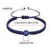 Joyería Popular Transfronteriza Europea y Americana Ojos Azules Cuerda Roja Tejido a Mano Ajustable Ojo del Diablo Pulsera Fabricante Venta al por Mayor