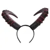 Diadema de cuernos de demonio de Halloween de moda transfronteriza, tocado de fiesta de rol, accesorios divertidos
