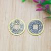 Moedas antigas grandes de 4,3 cm cobre puro cinco imperadores cobre dinheiro espalhado cobre para porta de casa nova ouro e jade salão