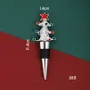 Árbol de Navidad Nuevo Creativo Transfronterizo Tapón de Vino Tapón Sellador de Conservación de Vino Tapón para Botella de Vino de las Fiestas Navideñas Pequeños Regalos