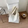 Bolsa Tote Nova Tendência Estilo Coreano, Bolsa de Ombro de Nylon Fresca com Cordão, Bolsa Colete de Grande Capacidade, Bolsa Feminina para o Dia a Dia