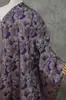 [Jinlanhuayun] Tela Jacquard de Seda Dorada Floral Retro Chaleco de Vestido Elegante Tela Teñida en Hilo para Equipaje Hecho a Mano